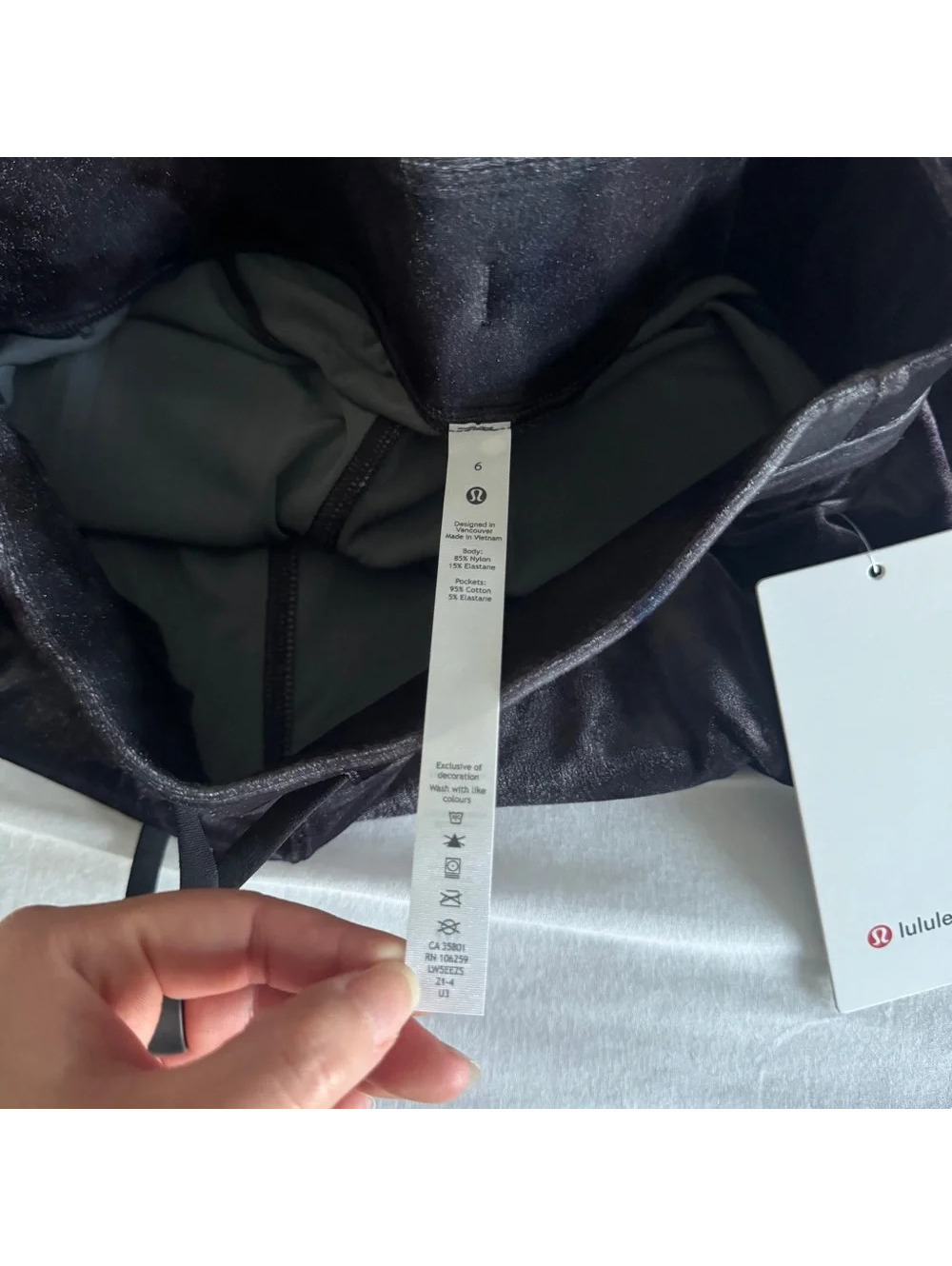 🆕 Lululemon Ready to Crush HR Velour Jogger Full Length Interstellar Dark Grey - Picture 6 of 9